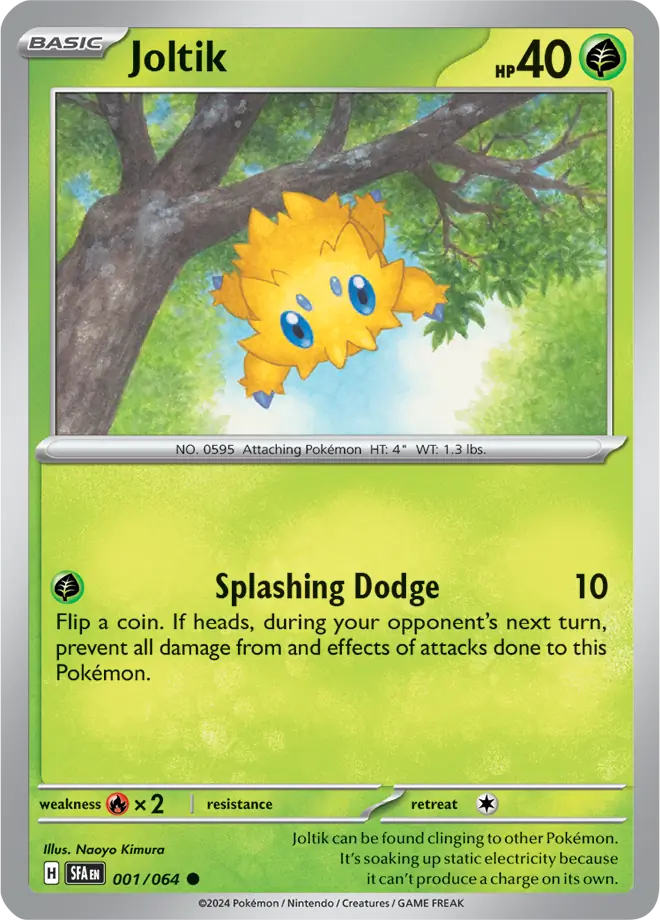 Joltik 001 - Shrouded Fable Pokesingles