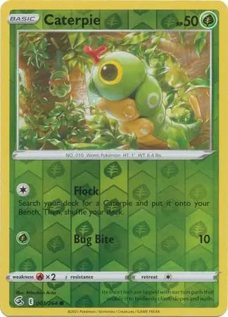 Caterpie Reverse Holo 001, Fusion Strike | Sword & Shield, , 2.00 kr, Pokesingles. Kjøp pokemon kort til lave priser hos oss.