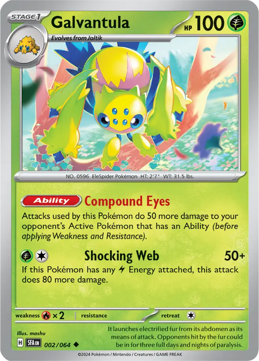 Galvantula 002 - Shrouded Fable Pokesingles