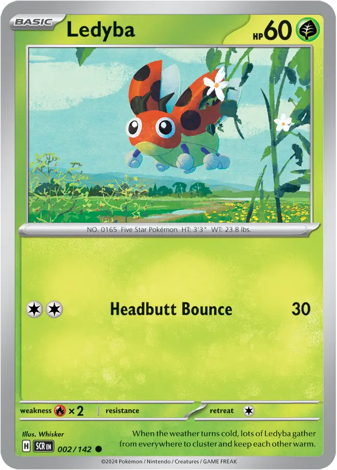 Ledyba 002 - Stellar Crown Pokesingles
