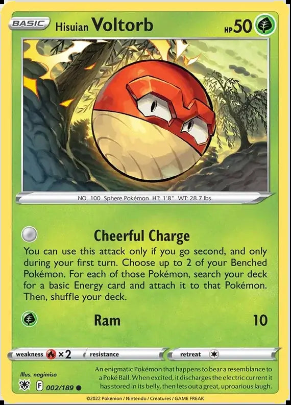 002 Hisuian Voltorb, Astral Radiance | Sword & Shield, , 3.00 kr, Pokesingles. Kjøp pokemon kort til lave priser hos oss.