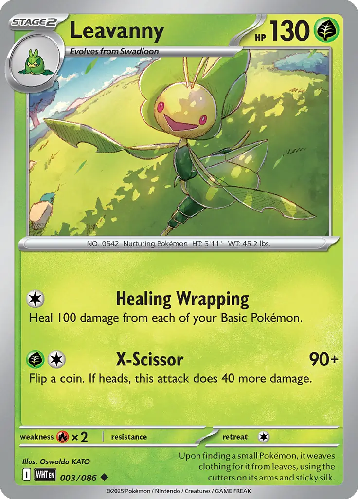 Leavanny 003 - White Flare Pokesingles