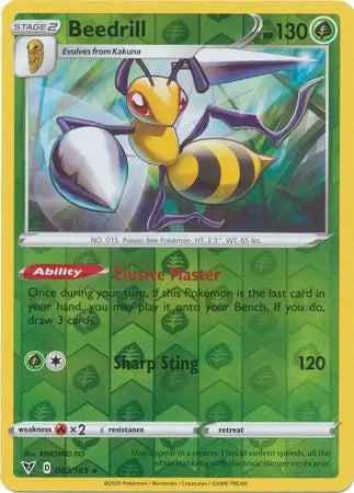 Beedrill Reverse Holo 003 - Vivid Voltage