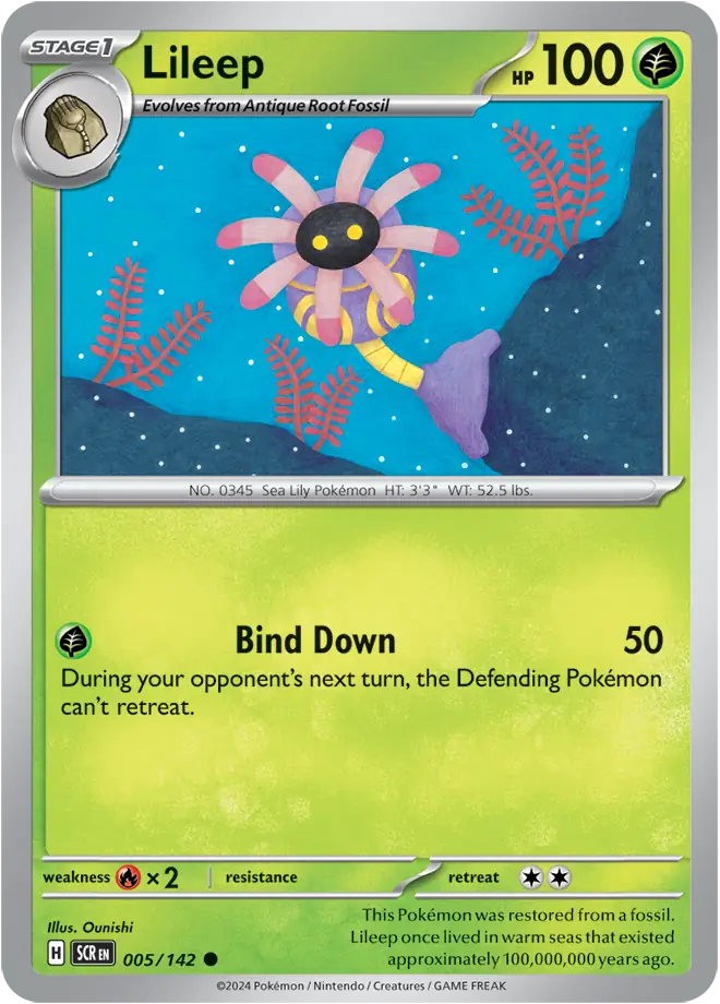 Lileep 005 - Stellar Crown Pokesingles
