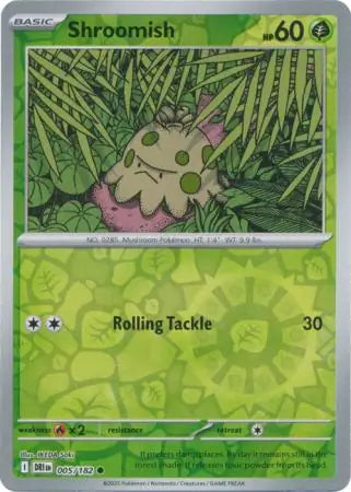 Shroomish Reverse Holo 005 - Destined Rivals Pokesingles