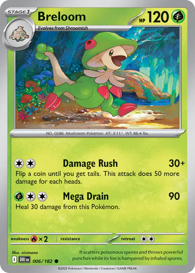 Breloom 006 - Destined Rivals Pokesingles