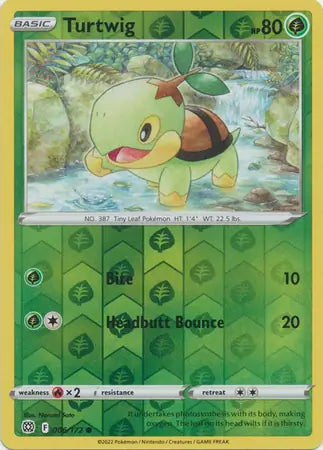 Turtwig Reverse Holo 006, Brilliant Stars | Sword & Shield, , 0.00 kr, Pokesingles. Kjøp pokemon kort til lave priser hos oss.