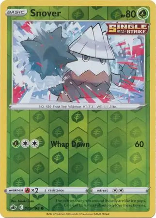 Snover Reverse Holo 009