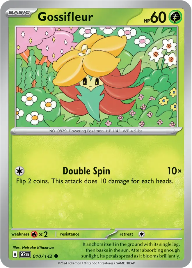 Gossifleur 010 - Stellar Crown Pokesingles