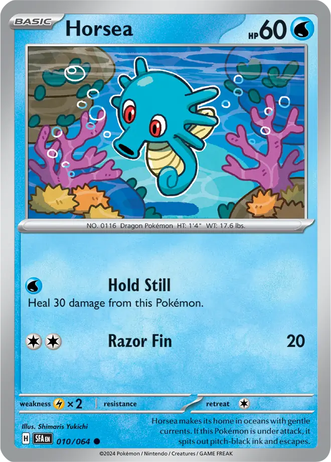Horsea 010 - Shrouded Fable Pokesingles