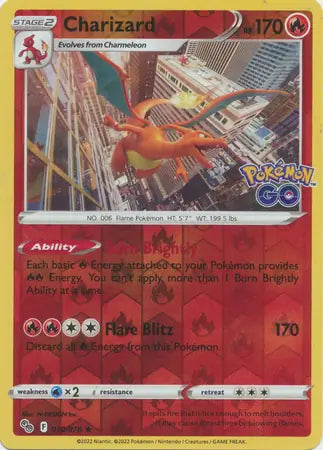 10 Charizard Reverse Holo, Pokemon Go | Sword & Shield, rare, 20.00 kr, Pokesingles. Kjøp pokemon kort til lave priser hos oss.