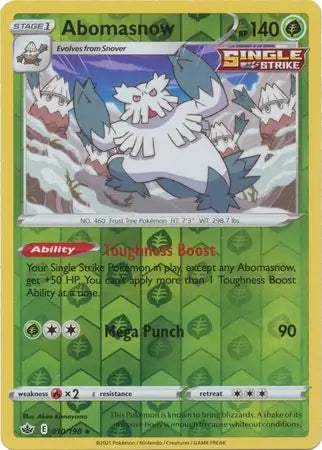 Abomasnow Reverse Holo 010