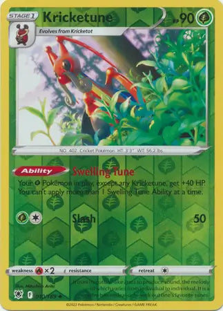 010 Kricketune Reverse Holo, Astral Radiance | Sword & Shield, , 4.00 kr, Pokesingles. Kjøp pokemon kort til lave priser hos oss.