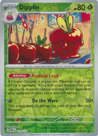 Dipplin Reverse Holo 010 Pokesingles