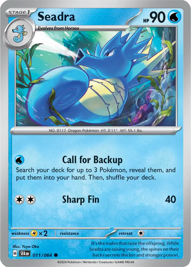 Seadra 011 - Shrouded Fable Pokesingles