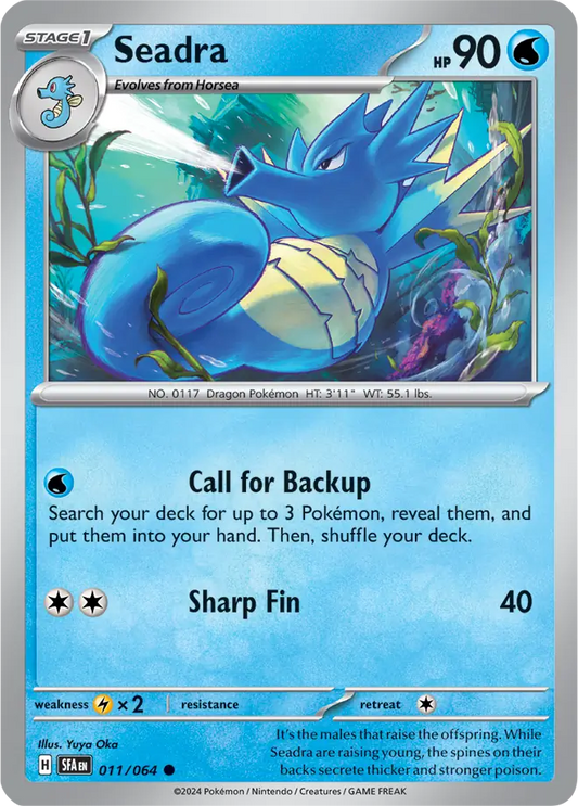 Seadra 011 - Shrouded Fable Pokesingles