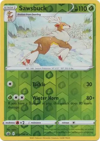 Sawsbuck Reverse Holo 012