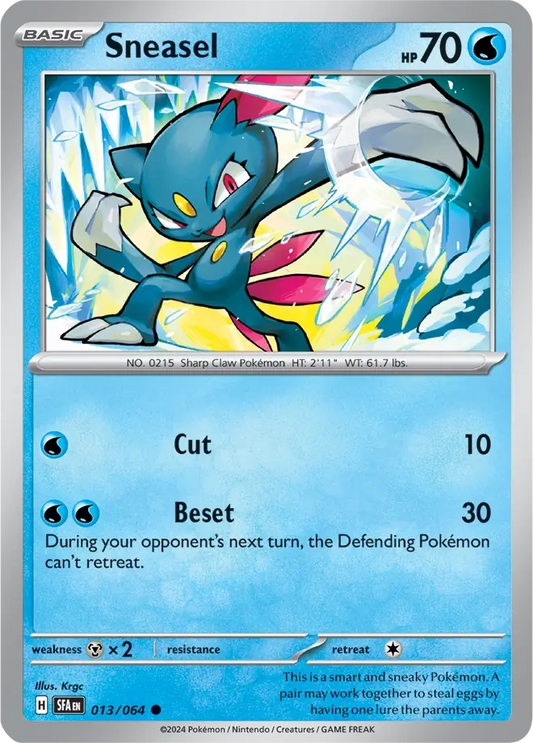 Sneasel 013 - Shrouded Fable Pokesingles