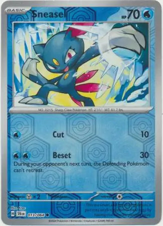 Sneasel Reverse Holo 013 - Shrouded Fable Pokesingles