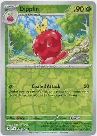 Dipplin Reverse Holo 013 - Stellar Crown Pokesingles