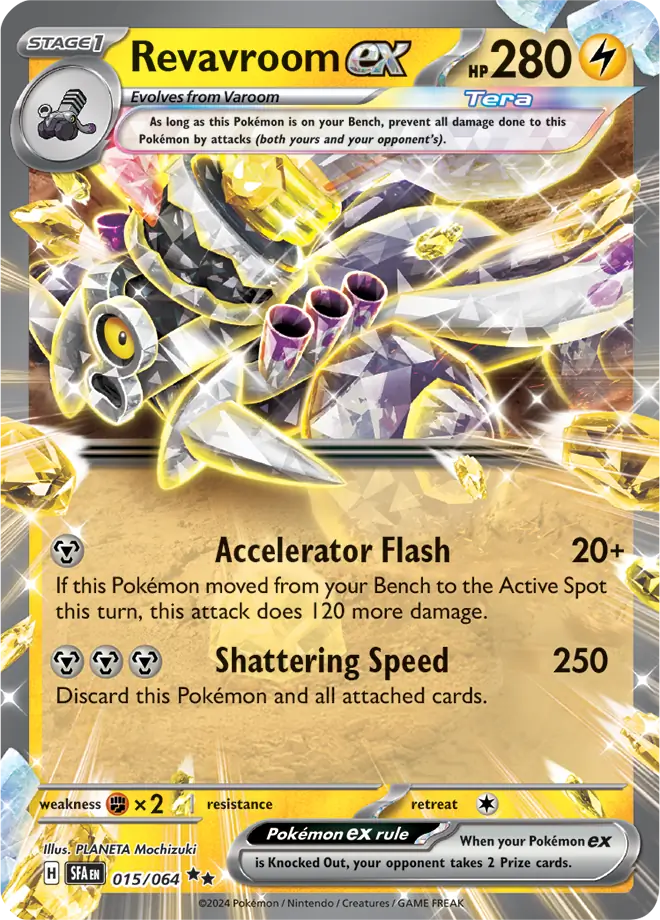 Revavroom 015 ex - Shrouded Fable Pokesingles