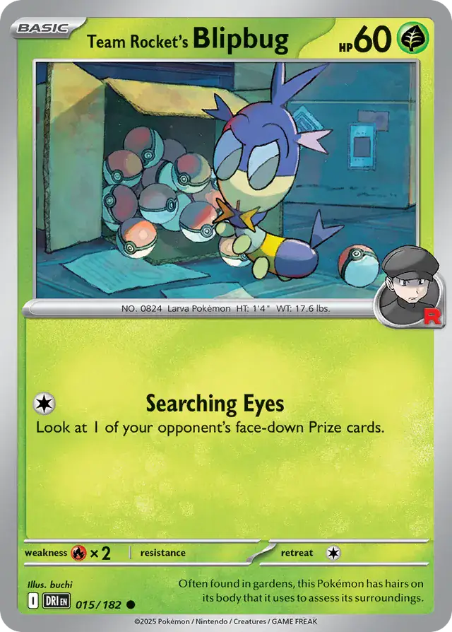 Team Rocket's Blipbug 015 - Destined Rivals Pokesingles