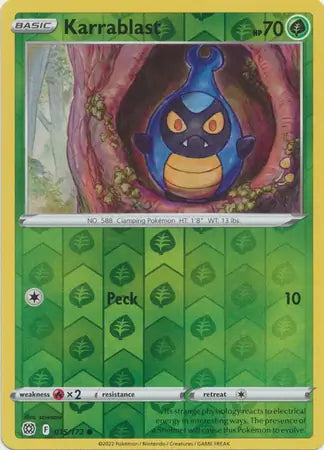 Karrablast Reverse Holo 015, Brilliant Stars | Sword & Shield, , 0.00 kr, Pokesingles. Kjøp pokemon kort til lave priser hos oss.