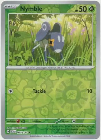Nymble Reverse Holo 015 - Stellar Crown Pokesingles