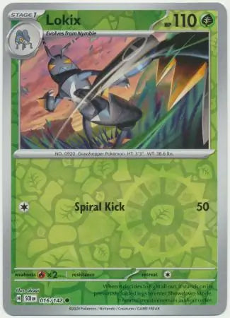 Lokix Reverse Holo 016 - Stellar Crown Pokesingles