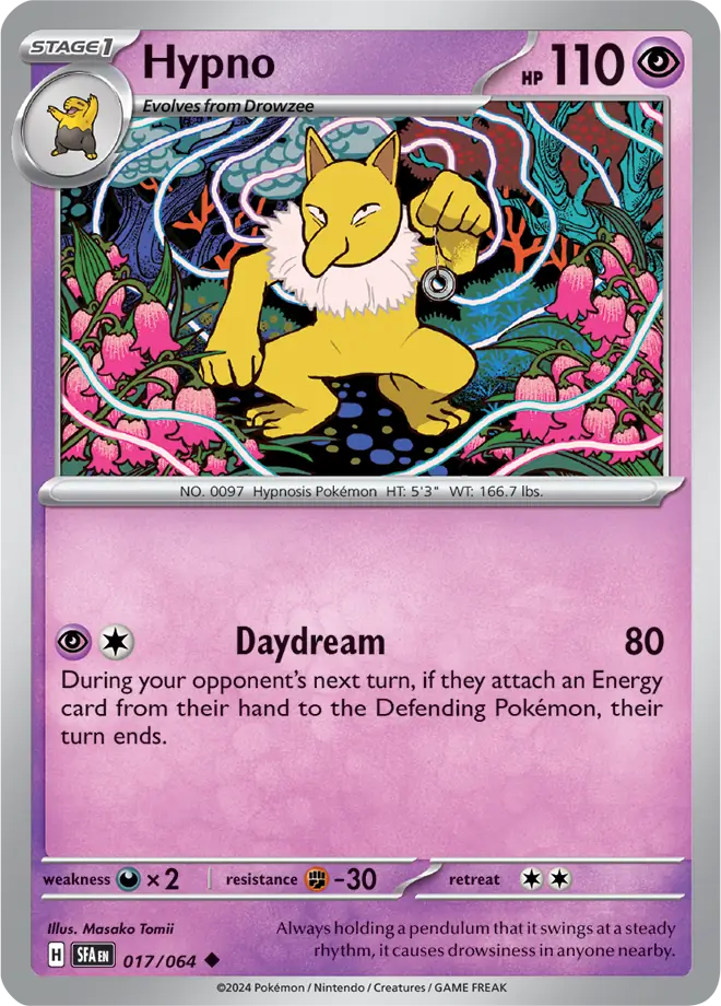 Hypno 017 - Shrouded Fable Pokesingles
