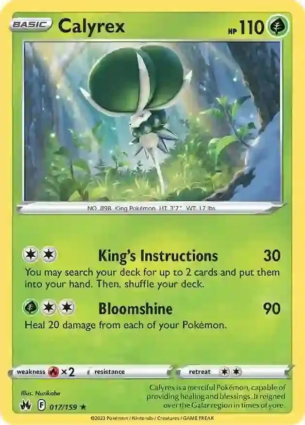 Calyrex 017, Crown Zenith | Sword & Shield, , 0.00 kr, Pokesingles. Kjøp pokemon kort til lave priser hos oss.