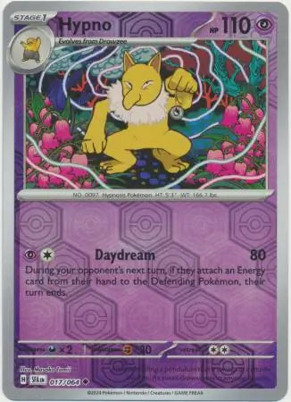 Hypno Reverse Holo 017 - Shrouded Fable Pokesingles