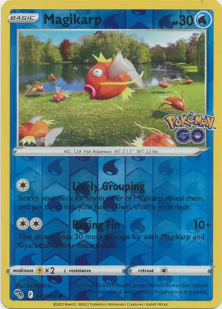 21 Magikarp Reverse Holo, Pokemon Go | Sword & Shield, , 4.00 kr, Pokesingles. Kjøp pokemon kort til lave priser hos oss.