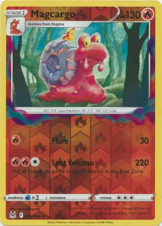 Magcargo Reverse Holo 022, Lost Origin | Sword & Shield, , 0.00 kr, Pokesingles. Kjøp pokemon kort til lave priser hos oss.