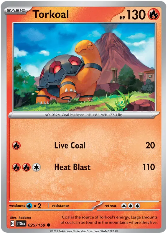 Torkoal 025 - Journey Together Pokesingles
