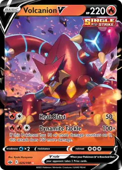 Volcanion V 025 Pokesingles