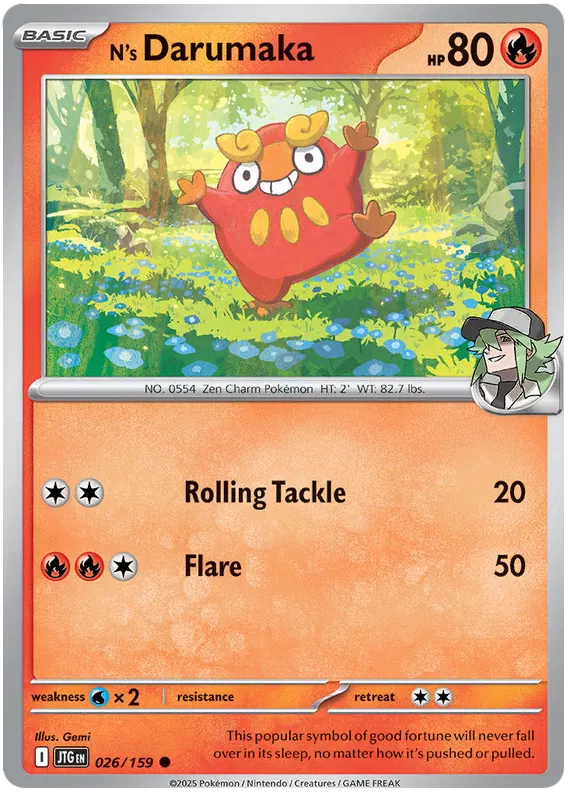 N's Darumaka 026 - Journey Together Pokesingles