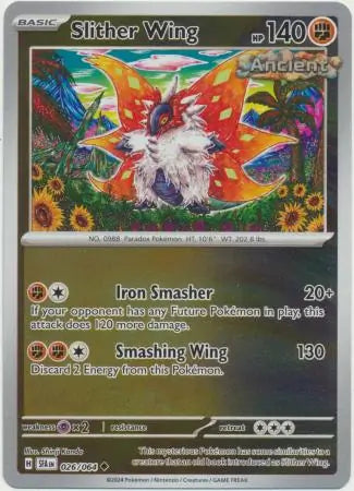 Slither Wing Reverse Holo 026 - Shrouded Fable Pokesingles