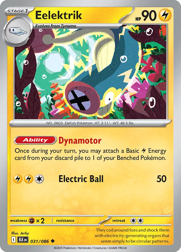 Eelektrik 031 - Black Bolt Pokesingles