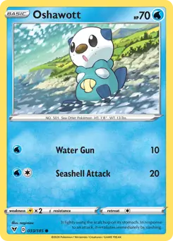 Oshawott 033 - Vivid Voltage Pokesingles