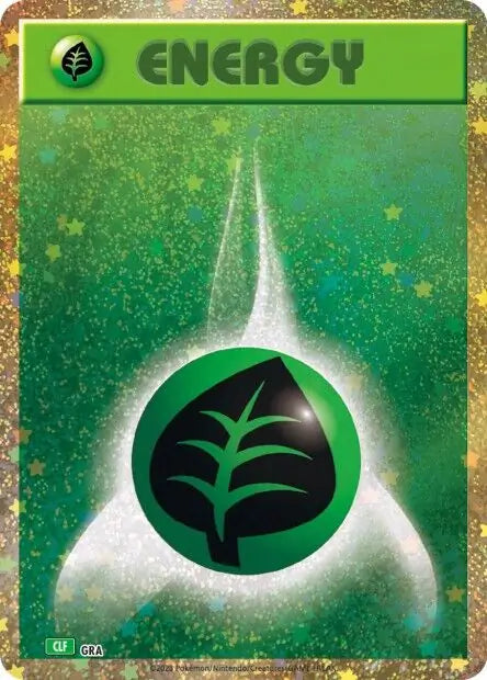 Basic Grass Energy Japanese Pokemon Card Game Classic