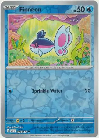 Finneon Reverse Holo 035 - Stellar Crown Pokesingles
