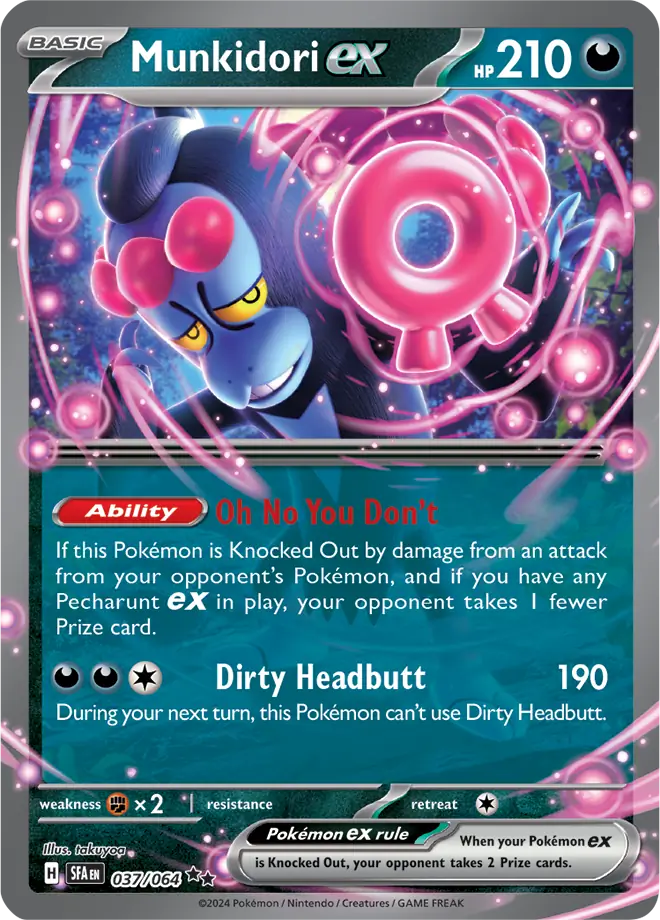 Munkidori 037 ex - Shrouded Fable Pokesingles