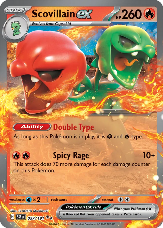 Scovillain ex 037 - Surging Sparks Pokesingles