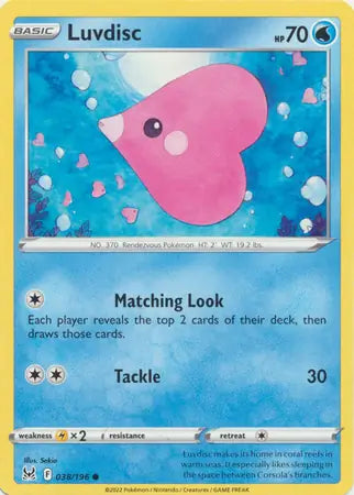 Luvdisc 038, Lost Origin | Sword & Shield, , 0.00 kr, Pokesingles. Kjøp pokemon kort til lave priser hos oss.