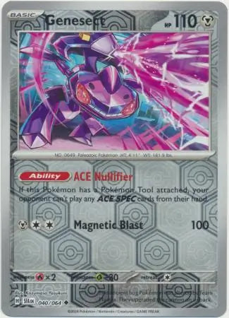 Genesect Reverse Holo 040 - Shrouded Fable Pokesingles