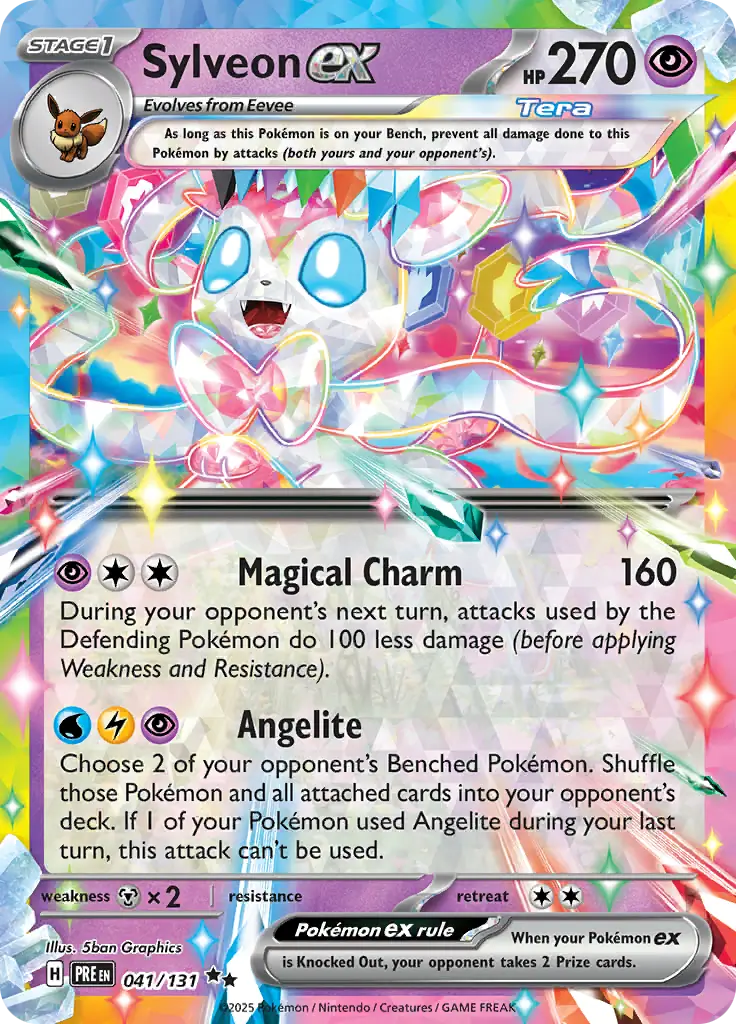 Sylveon ex 041 - Prismatic Evolutions