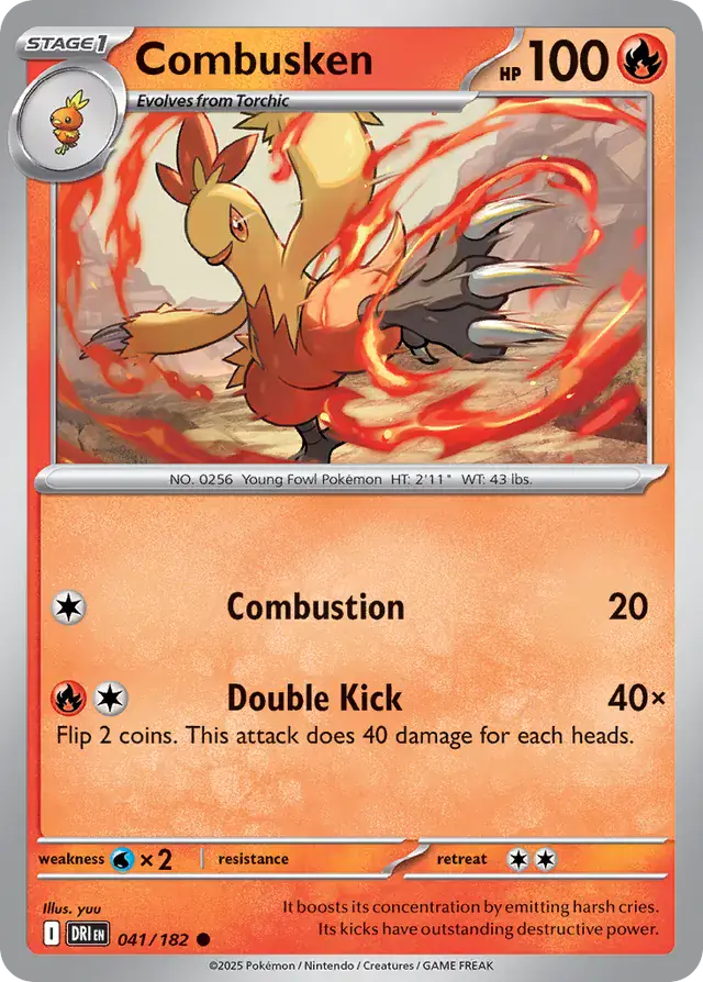Combusken 041 - Destined Rivals Pokesingles
