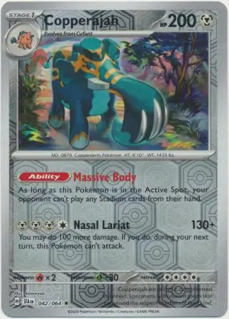 Copperajah Reverse Holo 042 - Shrouded Fable Pokesingles