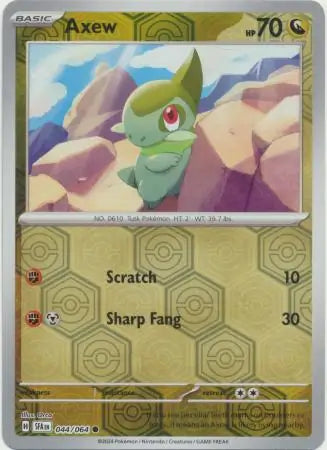 Axew Reverse Holo 044 - Shrouded Fable Pokesingles